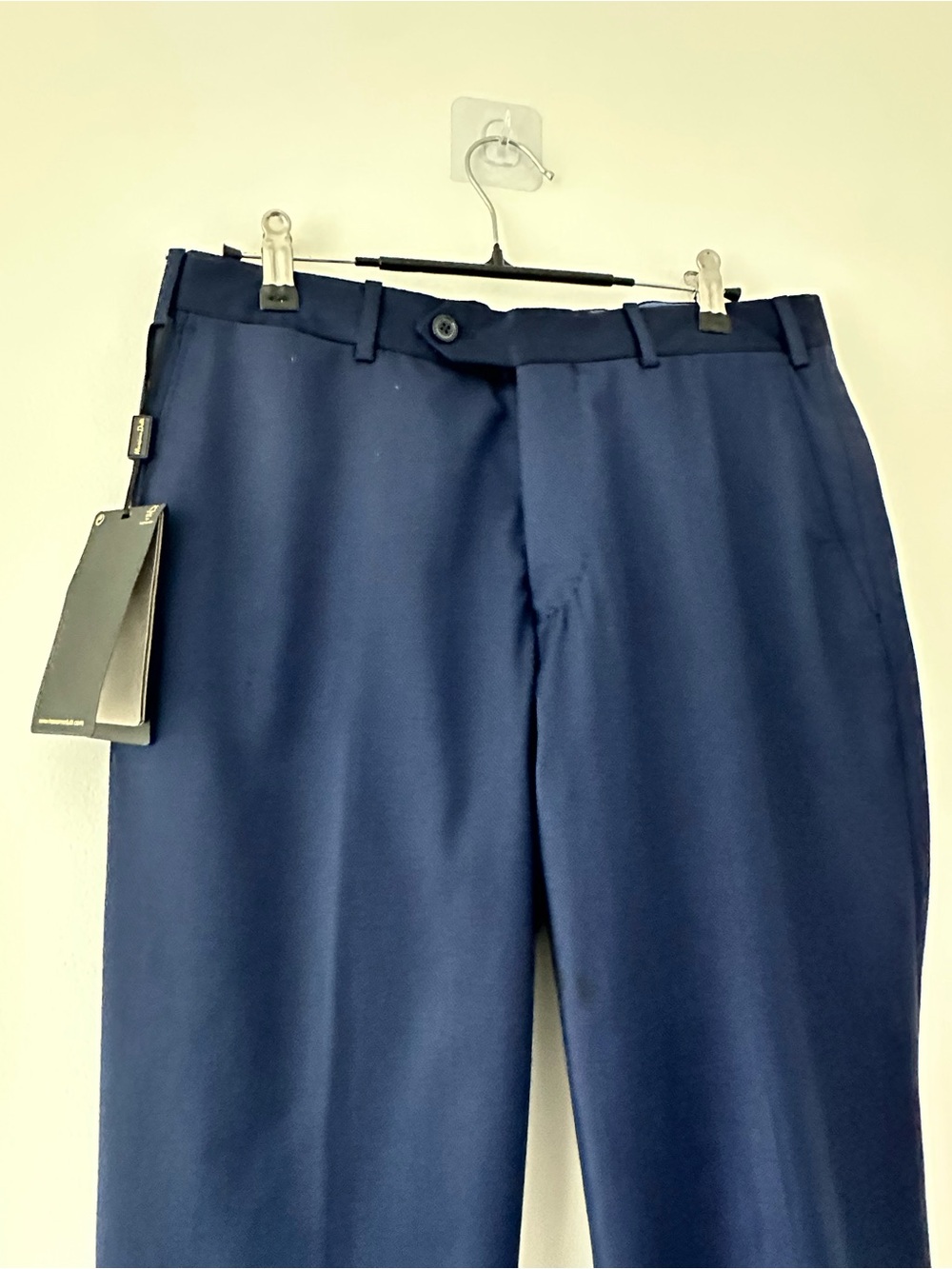 Massimo Dutti Men’s Navy Super 120’s Wool Dress Pants Size 31 NWT - Picture 4 of 16